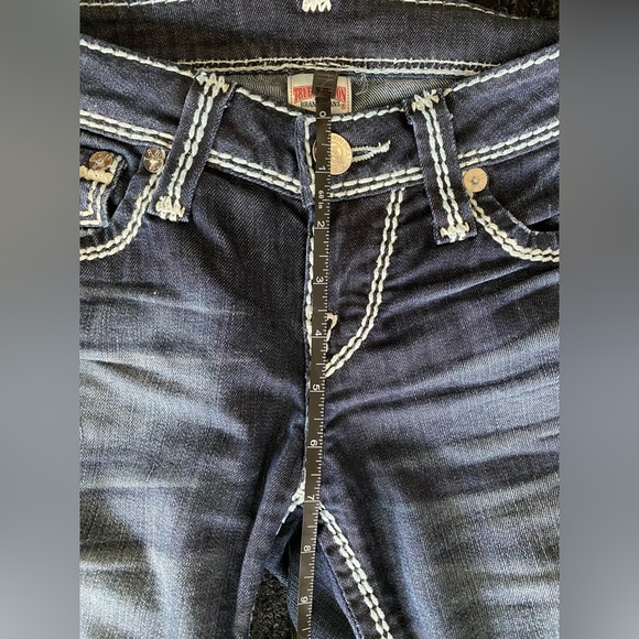 True Religion designer jeans WFLAPS NAT MEGA T  size 26 - Picture 6 of 12